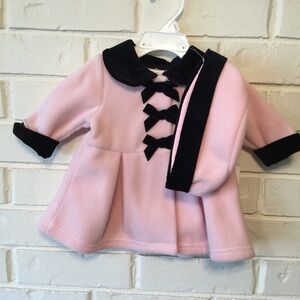 Starting Out Pink Coat & Hat Size 3 Months NWTS